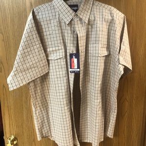 Wrangler size XXL short sleeved relax fit Western style shirt